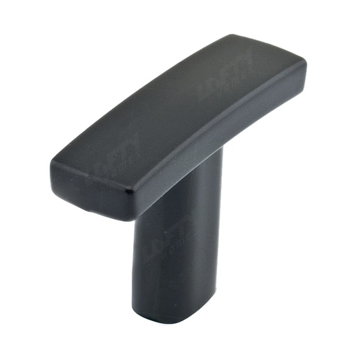 [BP65038900] Transitional Metal Matte Black Knob - 650